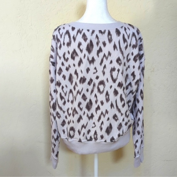 Michael Stars Camila V Neck Sweatshirt - Picture 7 of 13